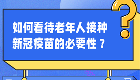 【海报】老年人接种新冠疫苗六问六答！