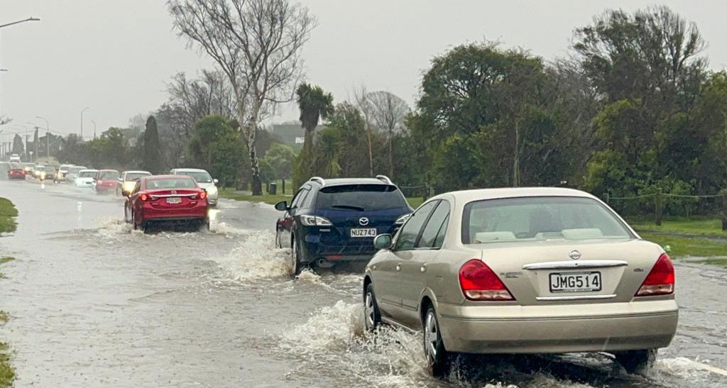 新西兰南岛最大城市遭遇强降雨