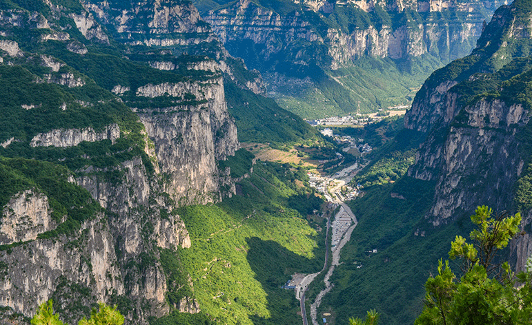 生态八泉峡 太行风景画