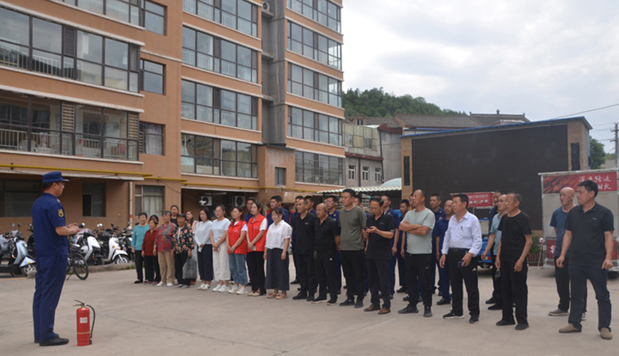 安泽县开展高层住宅消防安全综合演练活动