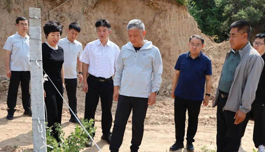 乡宁县委书记杨建军进行调研